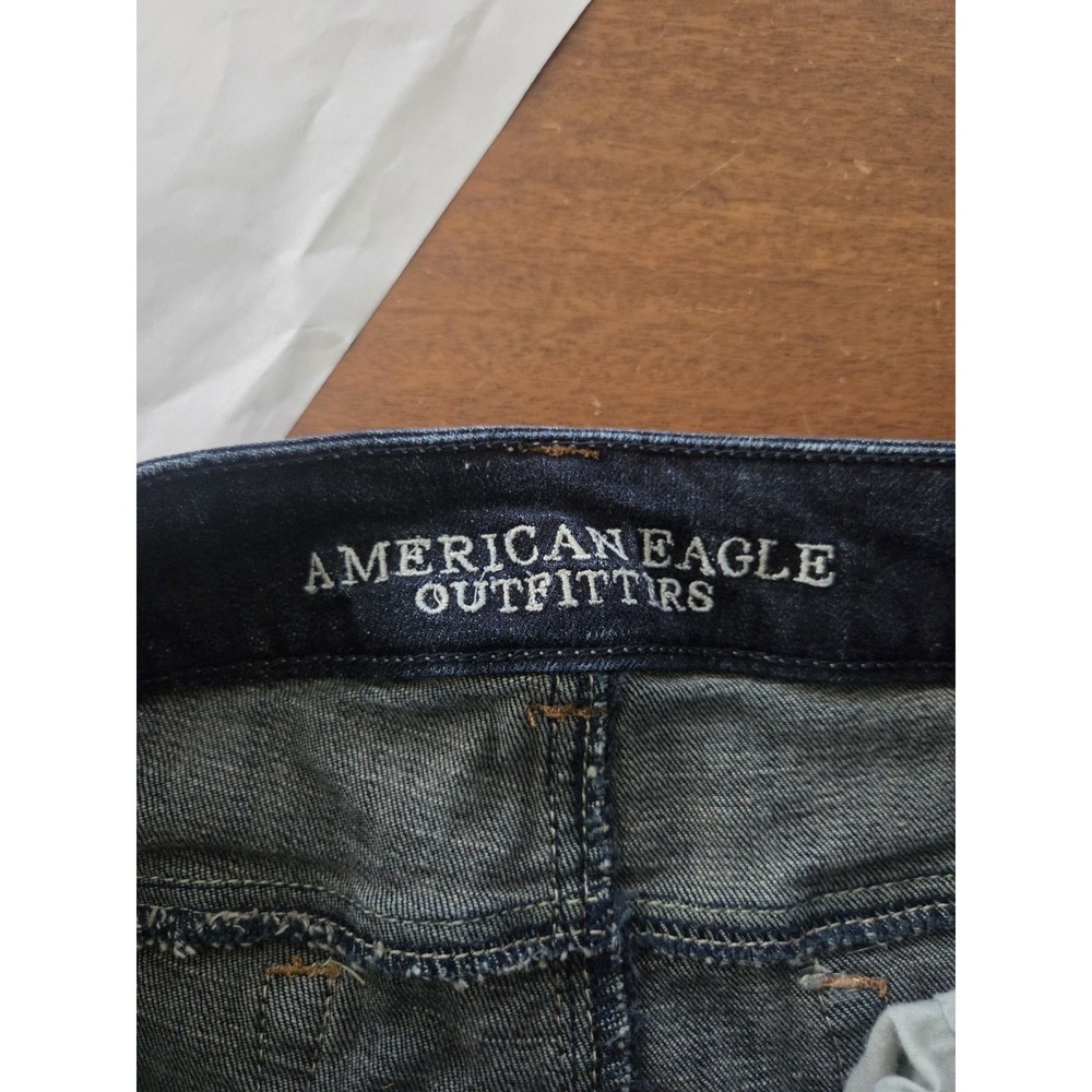 American Eagle Artist Stretch Jeans Women's 8x29.5 Bootcut Flare - Picture 3 of 10